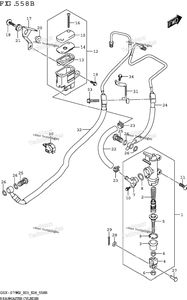 Нажмите для увеличения Rear Master Cylinder (Gsx-S750a,Gsx-S750za)