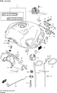 Нажмите для увеличения Fuel Tank (Gsx-S750,Gsx-S750a:E03,E28)