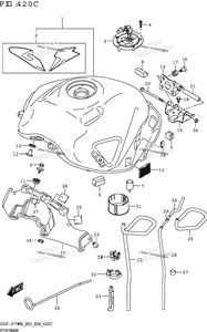 Нажмите для увеличения Fuel Tank (Gsx-S750z,Gsx-S750za:E03,E28)
