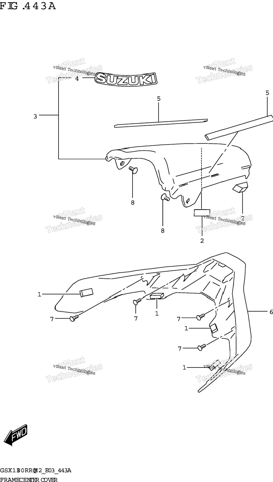 Frame Center Cover (Gsx1300rrq)
