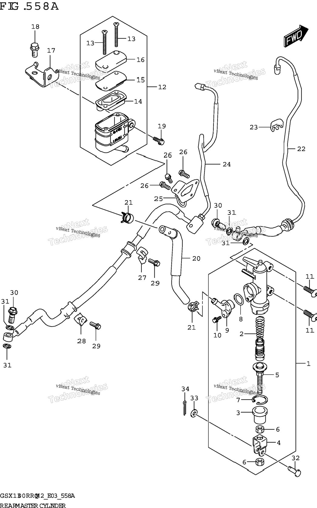 Rear Master Cylinder