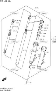 Нажмите для увеличения Front Fork Damper (Sv650,Sv650a)