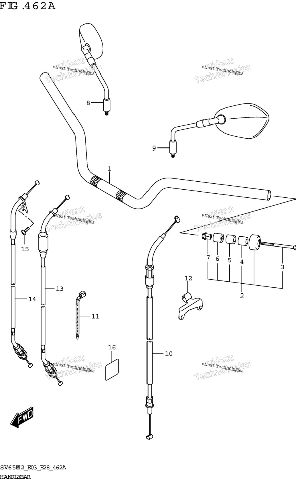 Handlebar (Sv650,Sv650a)