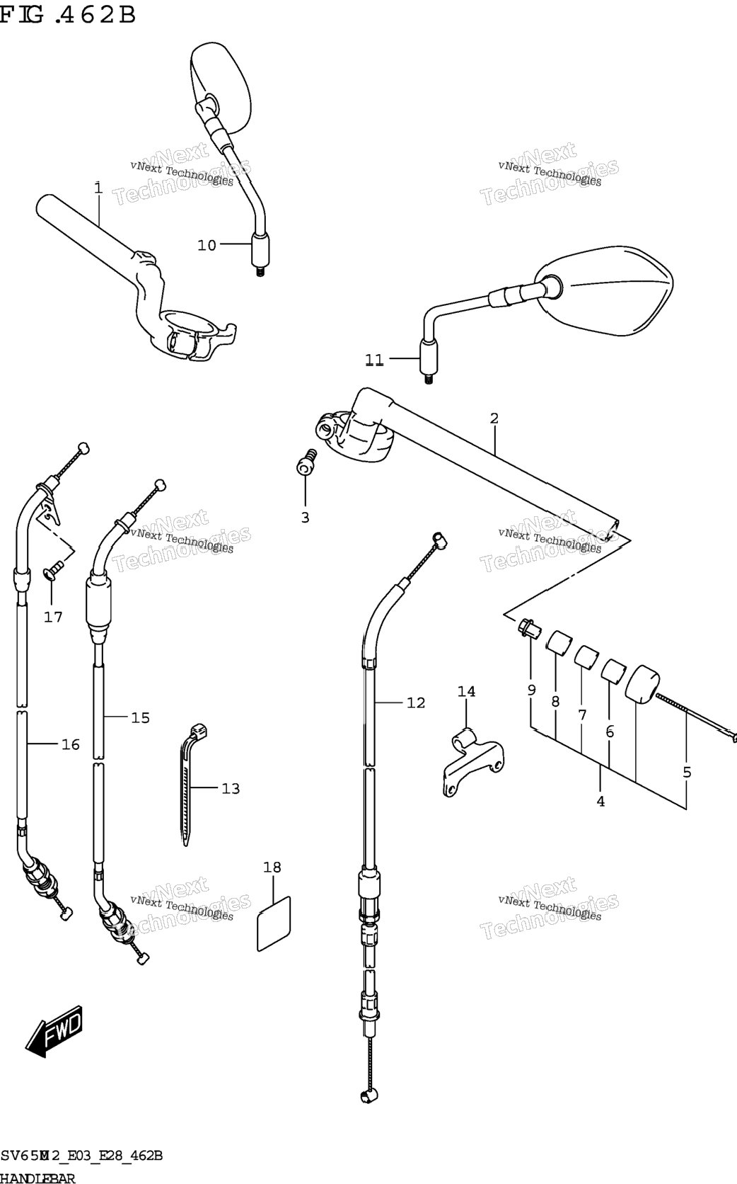 Handlebar (Sv650xa)