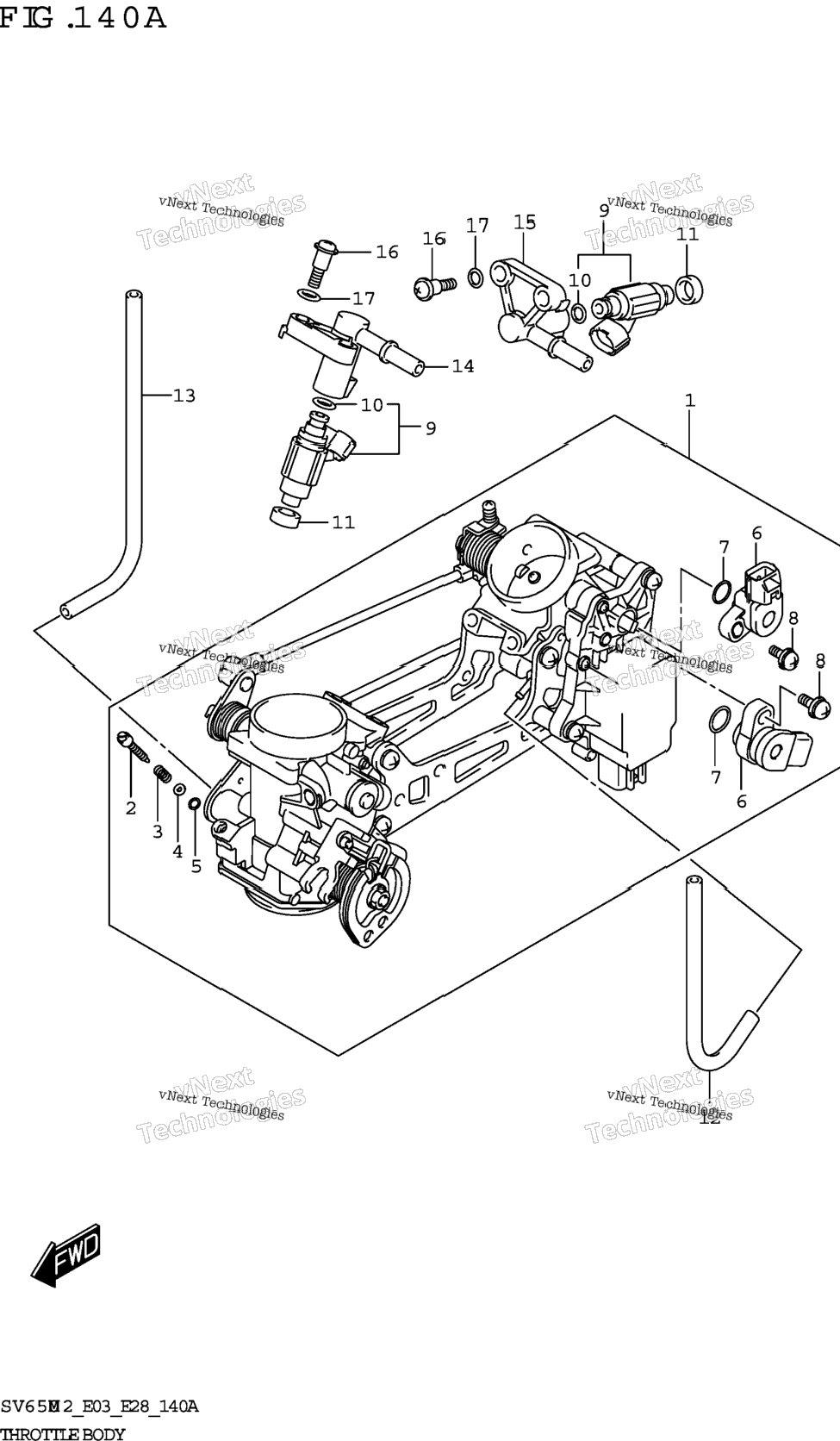 Throttle Body (E03,E28)
