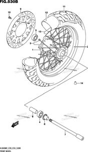 Нажмите для увеличения Front Wheel (Vl800t)