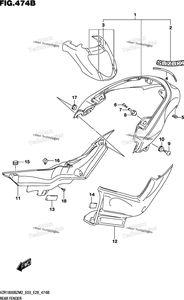 Rear Fender (See Note 1) 474B
