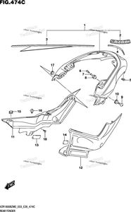 Rear Fender (See Note 1) 474C