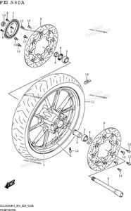 Нажмите для увеличения Front Wheel (Dl1050rr)
