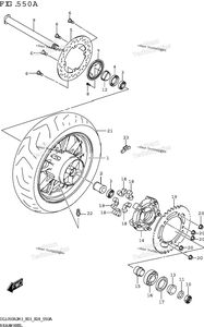 Нажмите для увеличения Rear Wheel (Dl1050rr)