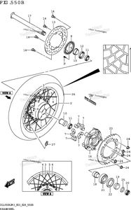 Нажмите для увеличения Rear Wheel (Dl1050rj)