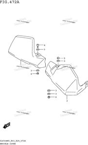 Нажмите для увеличения Knuckle Cover (Dl650xam3e03)