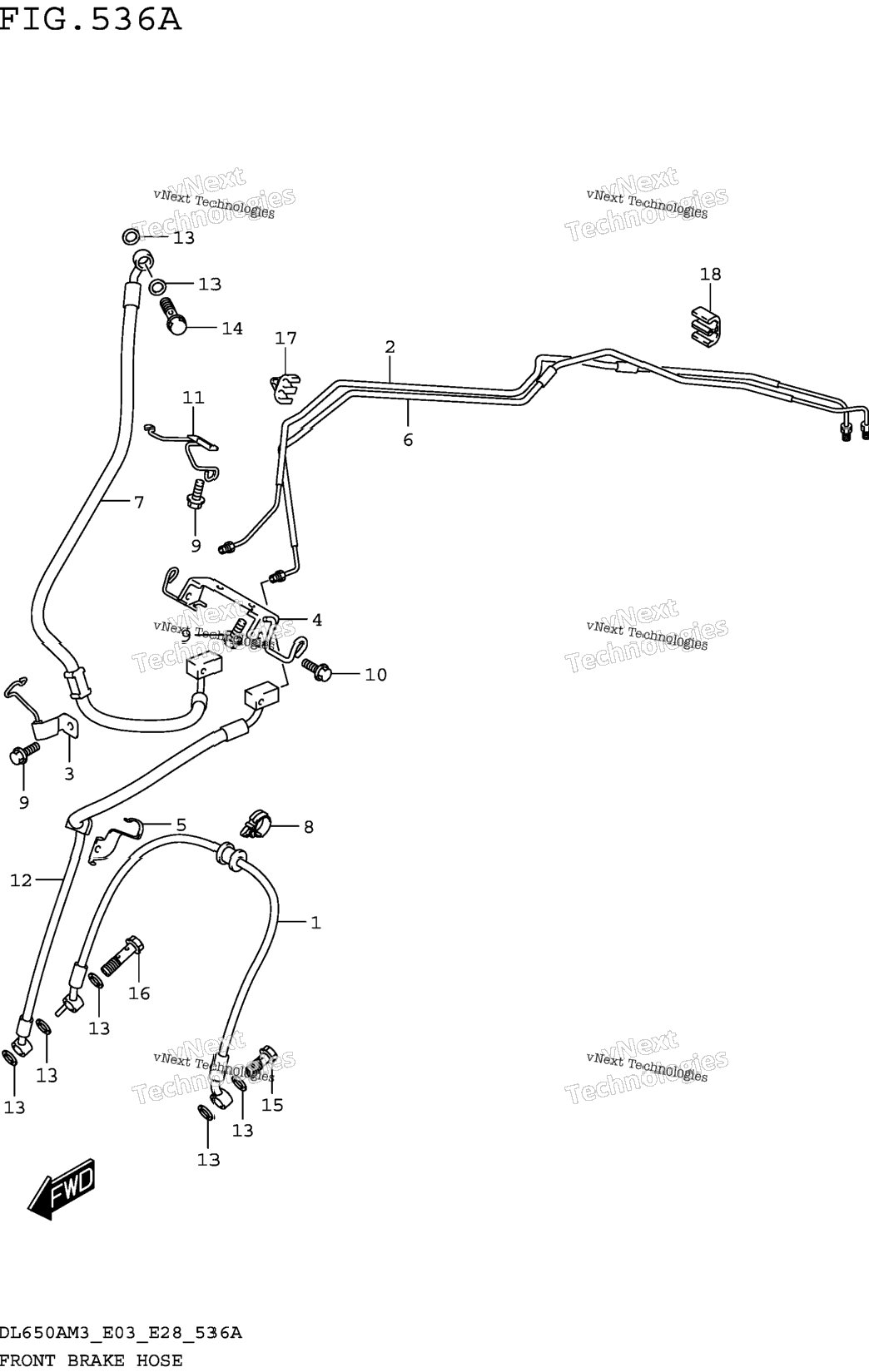 Front Brake Hose