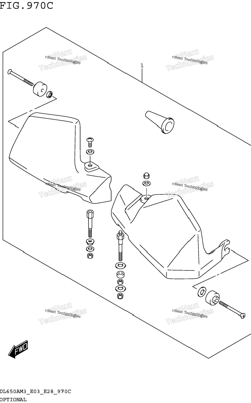 Optional (Dl650am3e28,Knuckle Cover Set)
