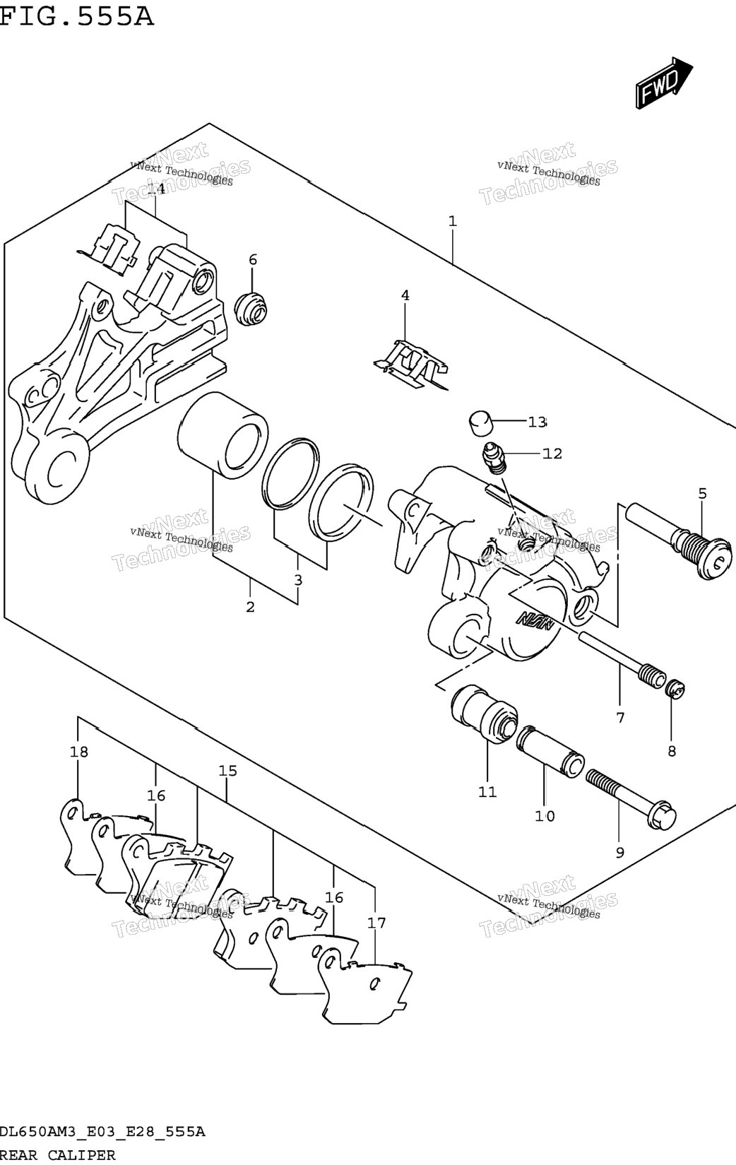 Rear Caliper