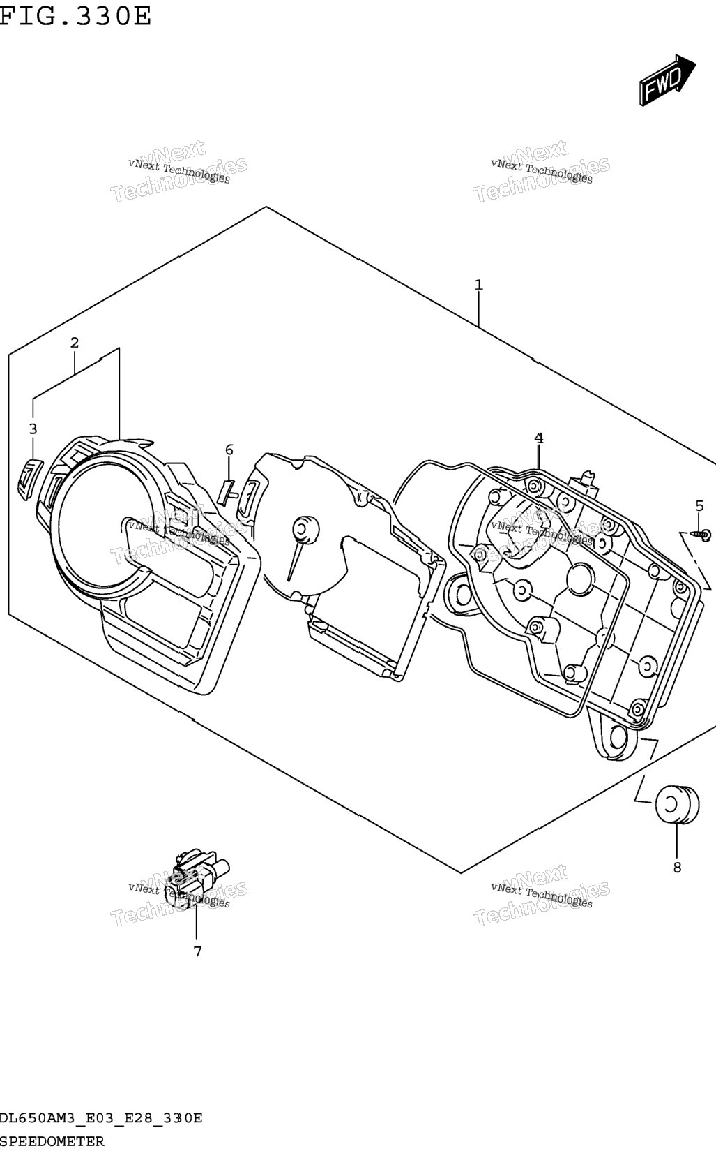 Speedometer (Dl650xam3e28)