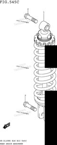 Rear Shock Absorber (Dr-Z125lm3e33)