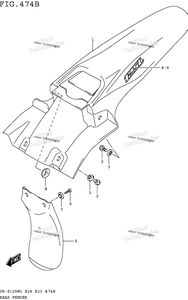Rear Fender (Dr-Z125lm3e28)