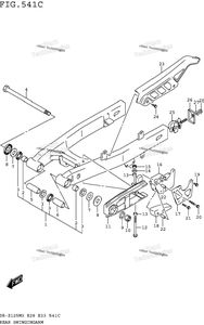 Нажмите для увеличения Rear Swingingarm (Dr-Z125lm3e33)