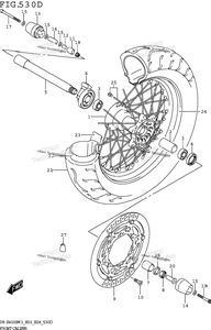 Front Wheel (Dr-Z400smm3 E03)