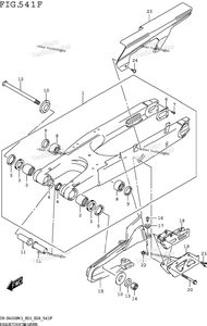 Нажмите для увеличения Rear Swingingarm (Dr-Z400smm3 E33)