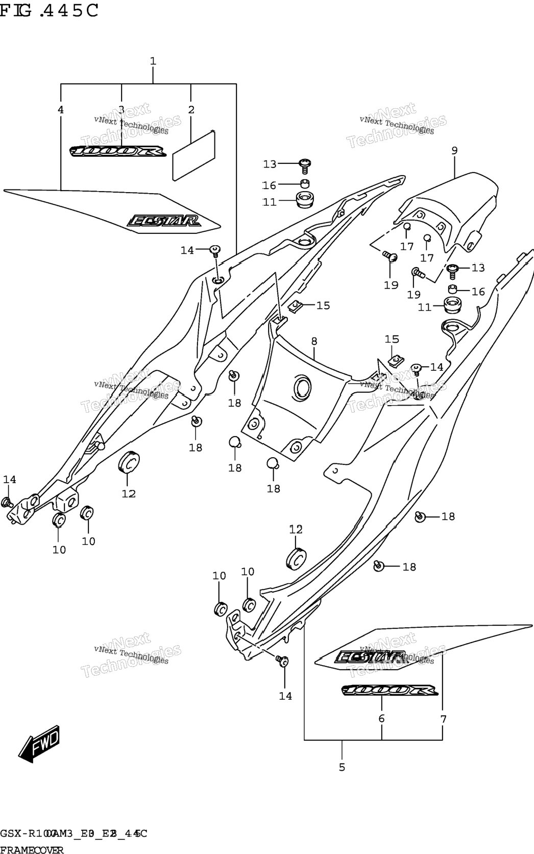 Frame Cover (Gsx-R1000rza)