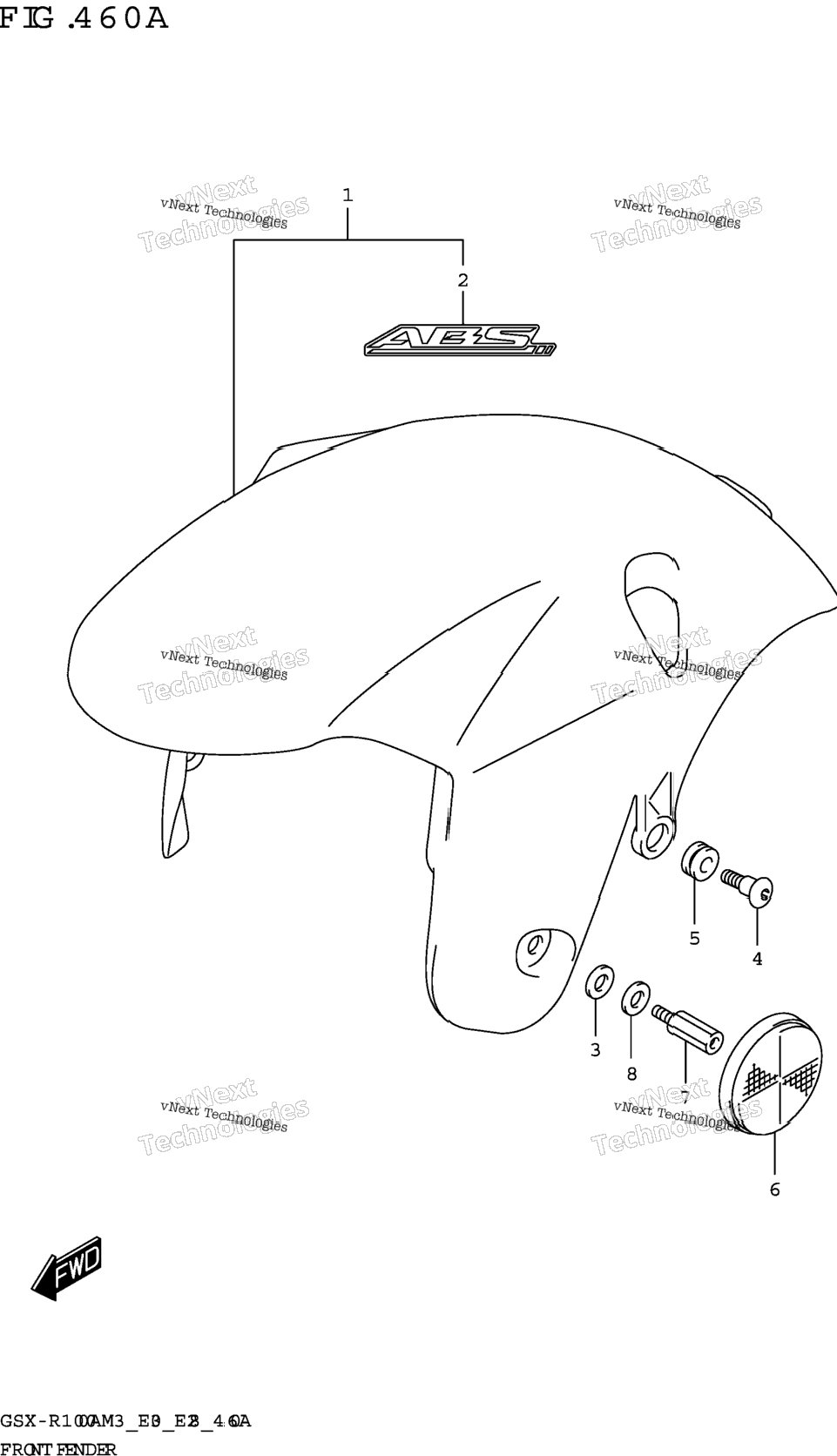 Front Fender (Gsx-R1000a)