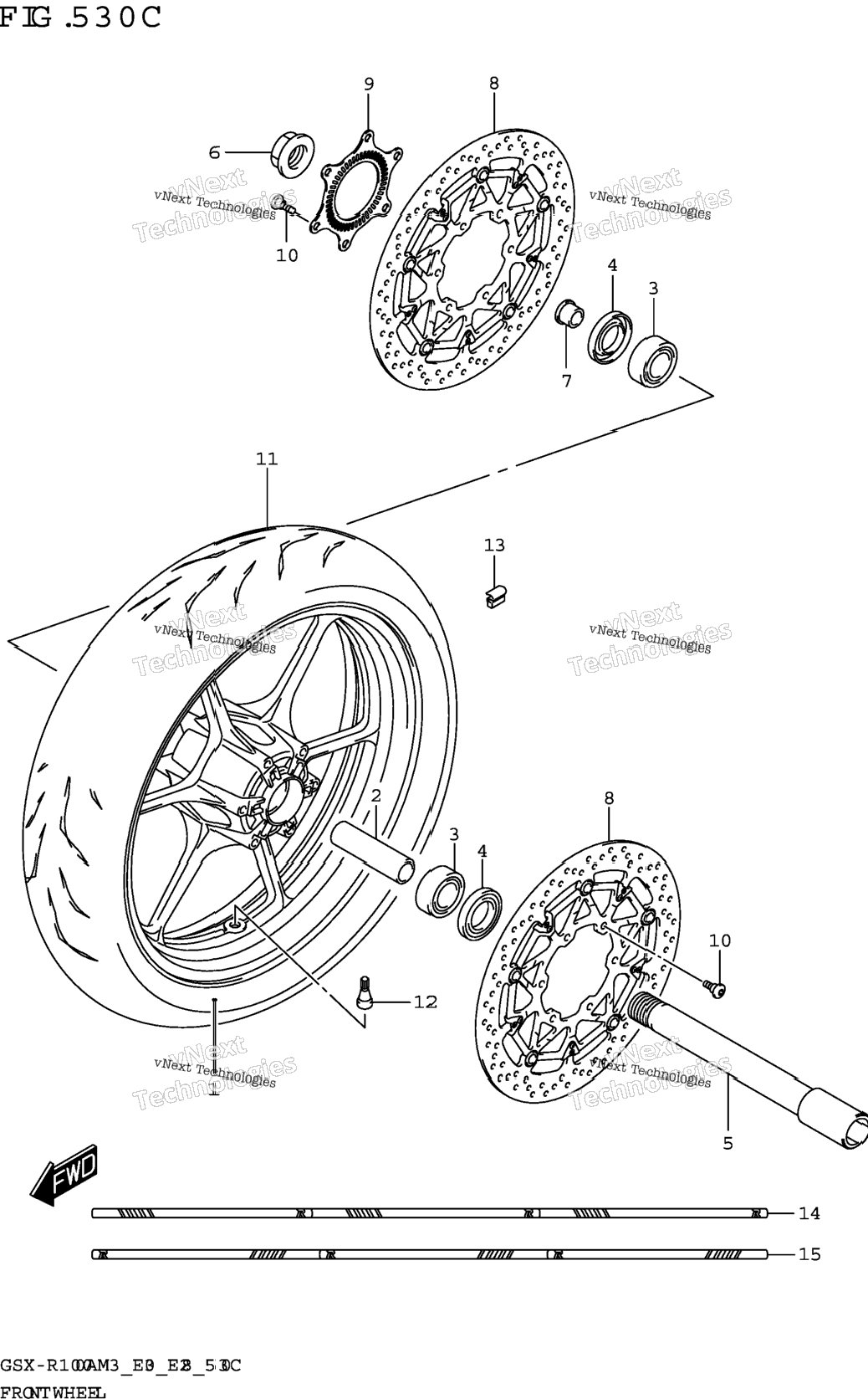 Front Wheel (Gsx-R1000rza)