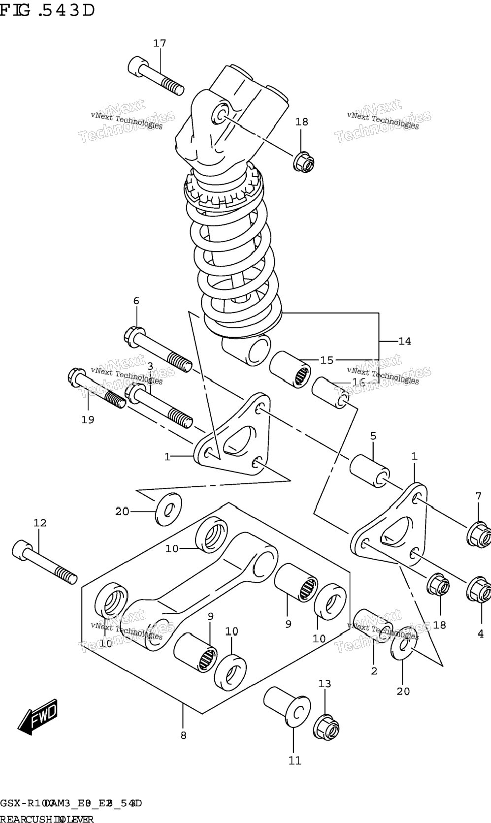 Rear Cushion Lever (Gsx-R1000ra,Gsx-R1000rza)