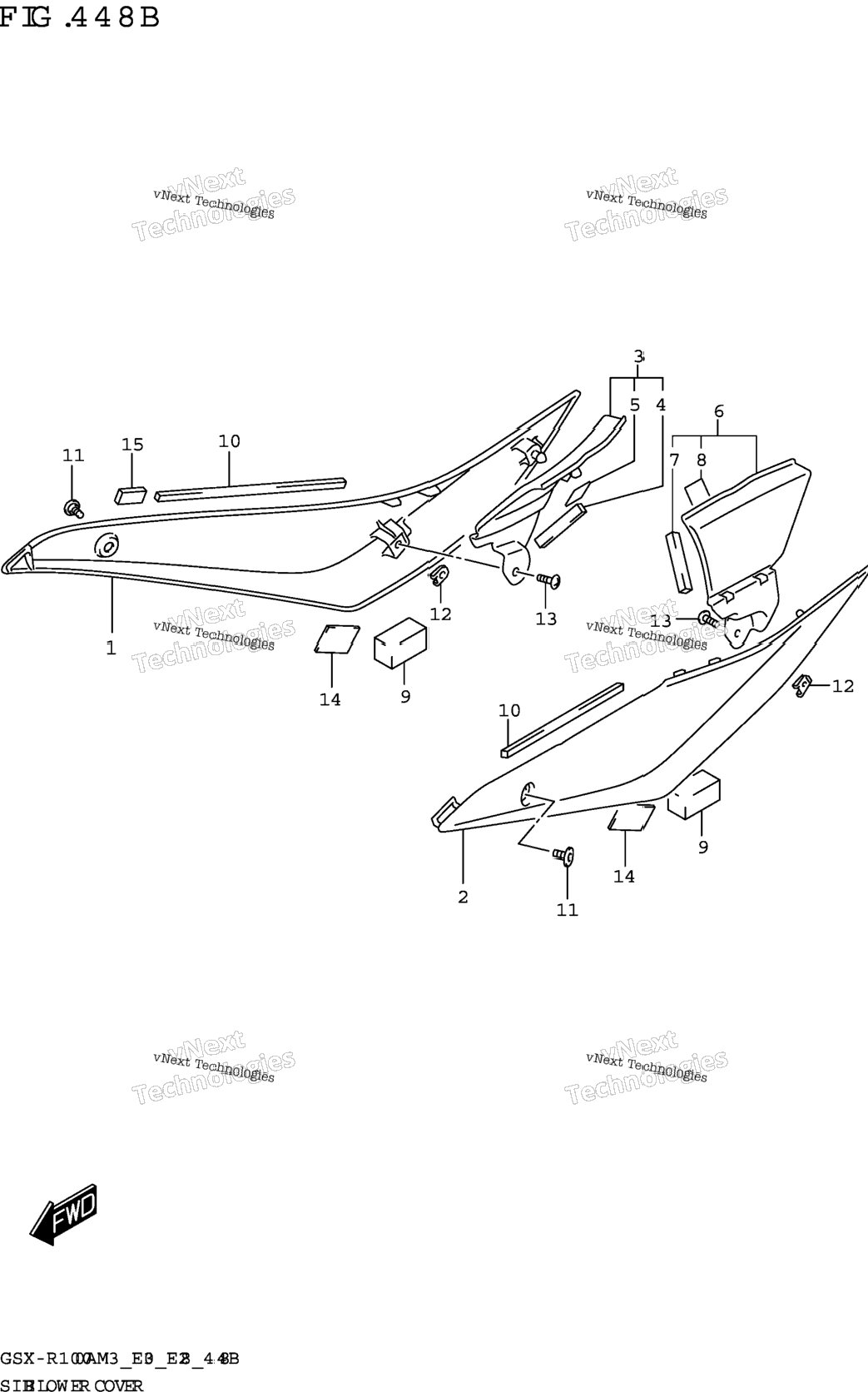 Side Lower Cover (Gsx-R1000ra)