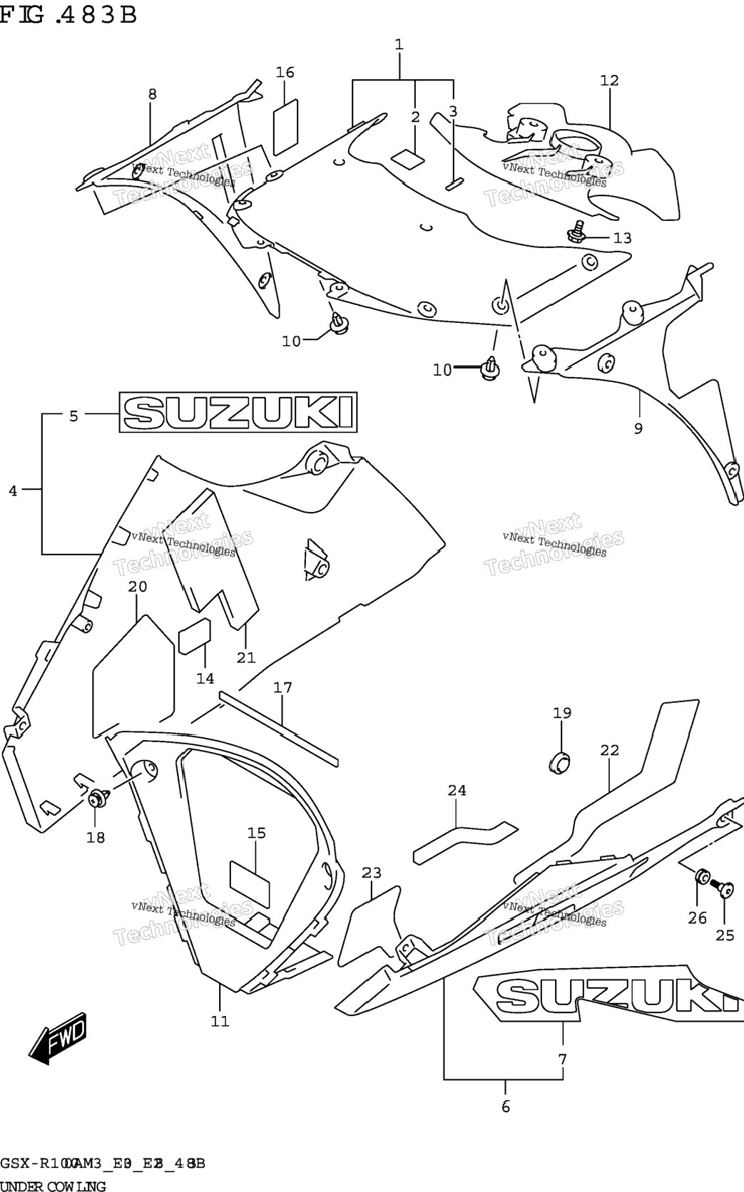 Under Cowling (Gsx-R1000ra)