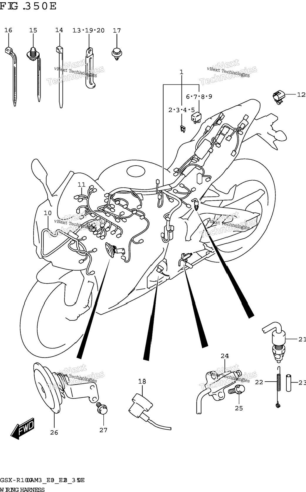 Wiring Harness (Gsx-R1000ra,Gsx-R1000rza:E03,E28)