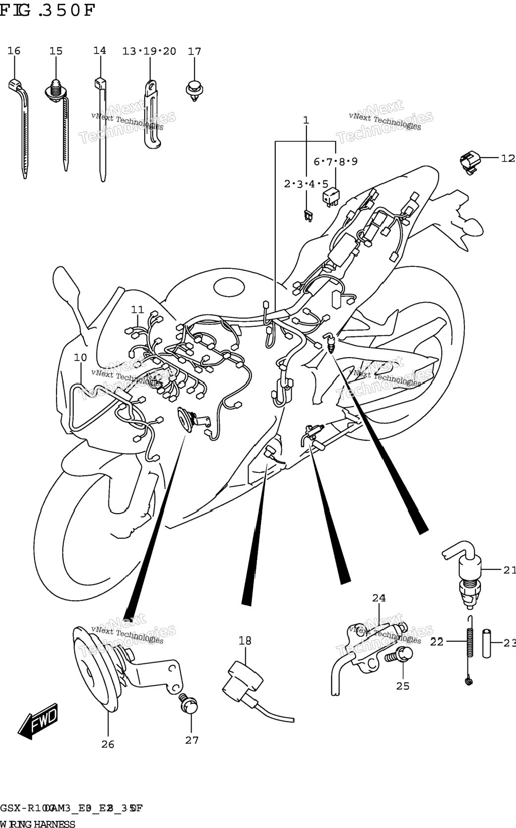 Wiring Harness (Gsx-R1000ra,Gsx-R1000rza:E33)