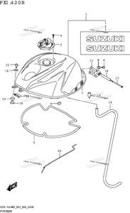 Нажмите для увеличения Fuel Tank (Gsx-R600:E33)
