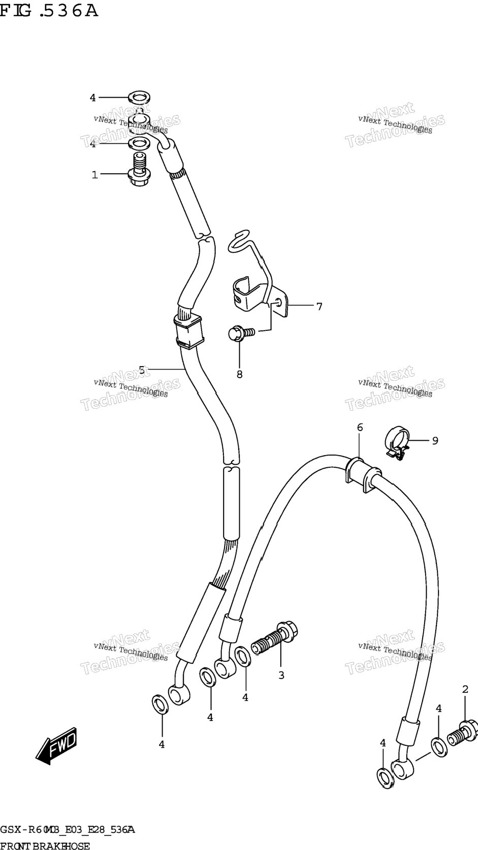 Front Brake Hose