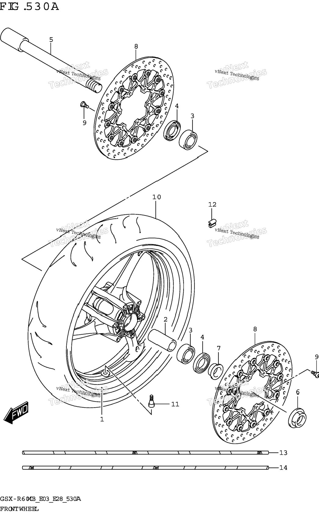 Front Wheel (Gsx-R600z)