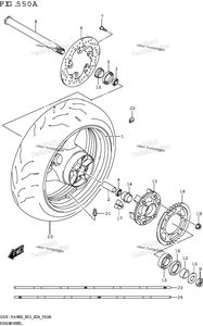 Нажмите для увеличения Rear Wheel (Gsx-R600z)