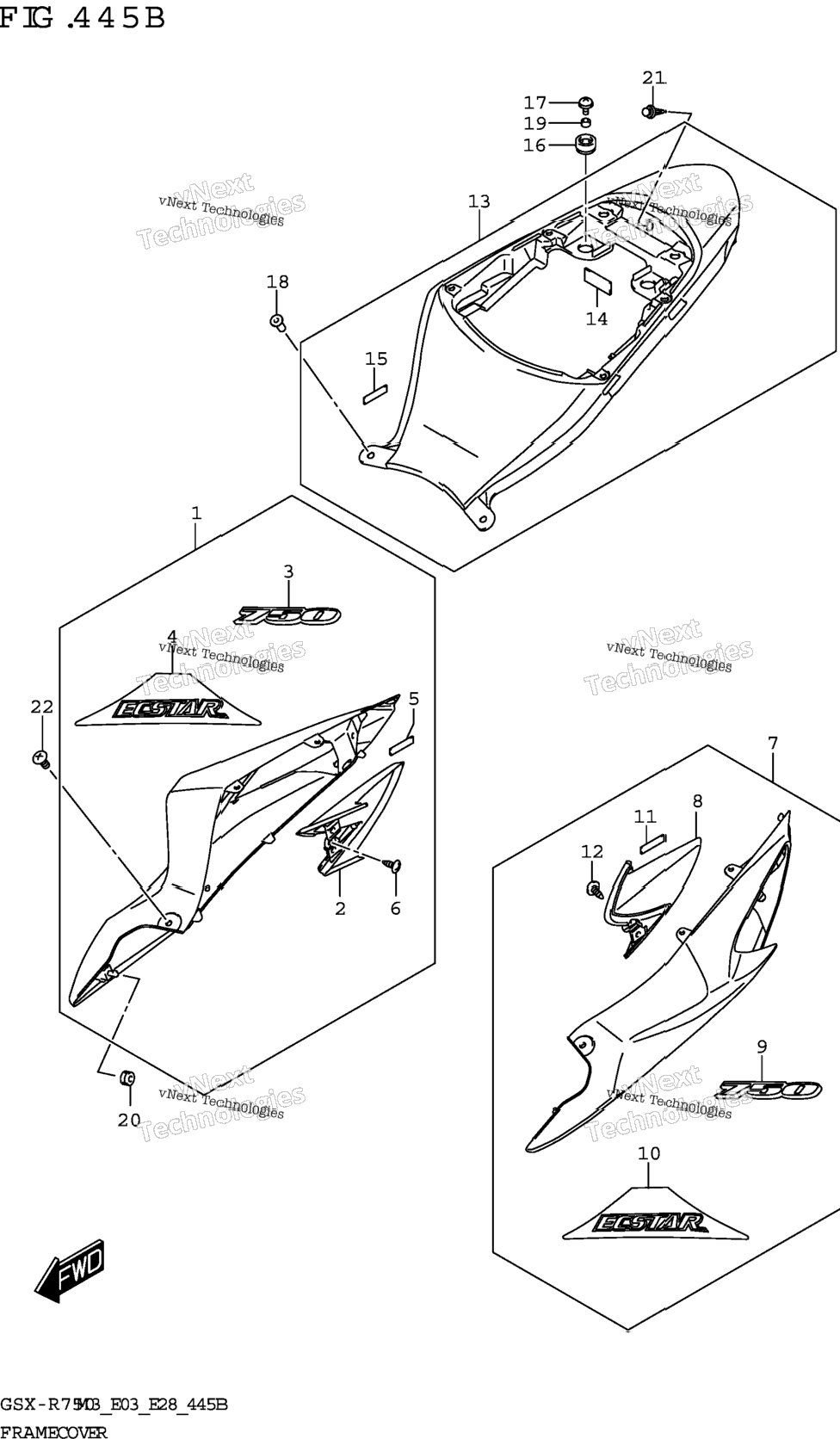 Frame Cover (Gsx-R750z)
