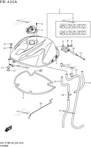Нажмите для увеличения Fuel Tank (Gsx-R750:E03,E28)