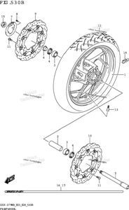 Нажмите для увеличения Front Wheel (Gsx-S750z,Gsx-S750za)