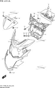 Нажмите для увеличения Headlamp Housing (Gsx-S750,Gsx-S750a)