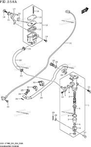 Нажмите для увеличения Rear Master Cylinder (Gsx-S750,Gsx-S750z)