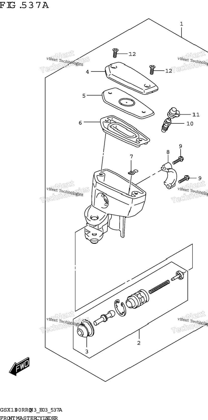 Front Master Cylinder