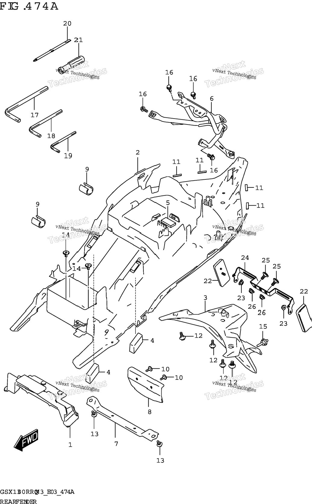 Rear Fender (E28)