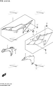 Нажмите для увеличения Frame Center Cover (Sv650,Sv650a)
