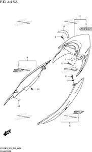 Нажмите для увеличения Frame Cover (Sv650,Sv650a)