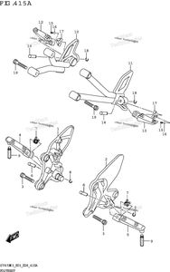 Нажмите для увеличения Footrest (Sv650,Sv650a)