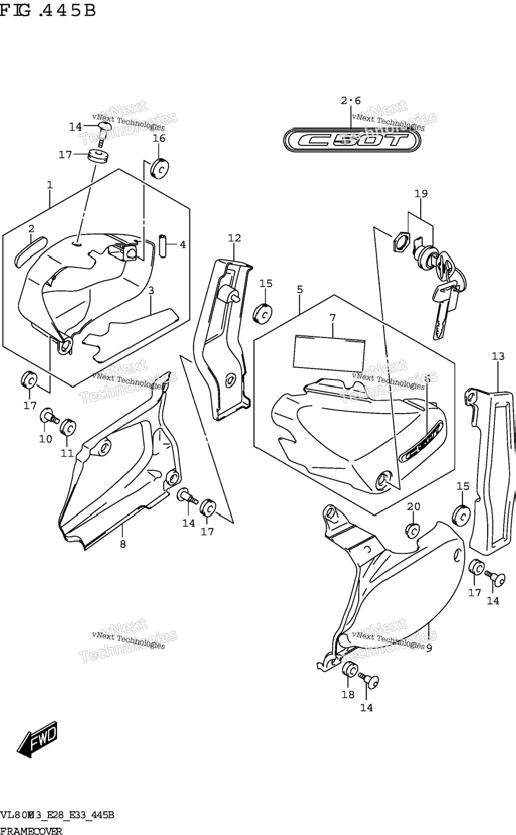 Frame Cover (Vl800t)