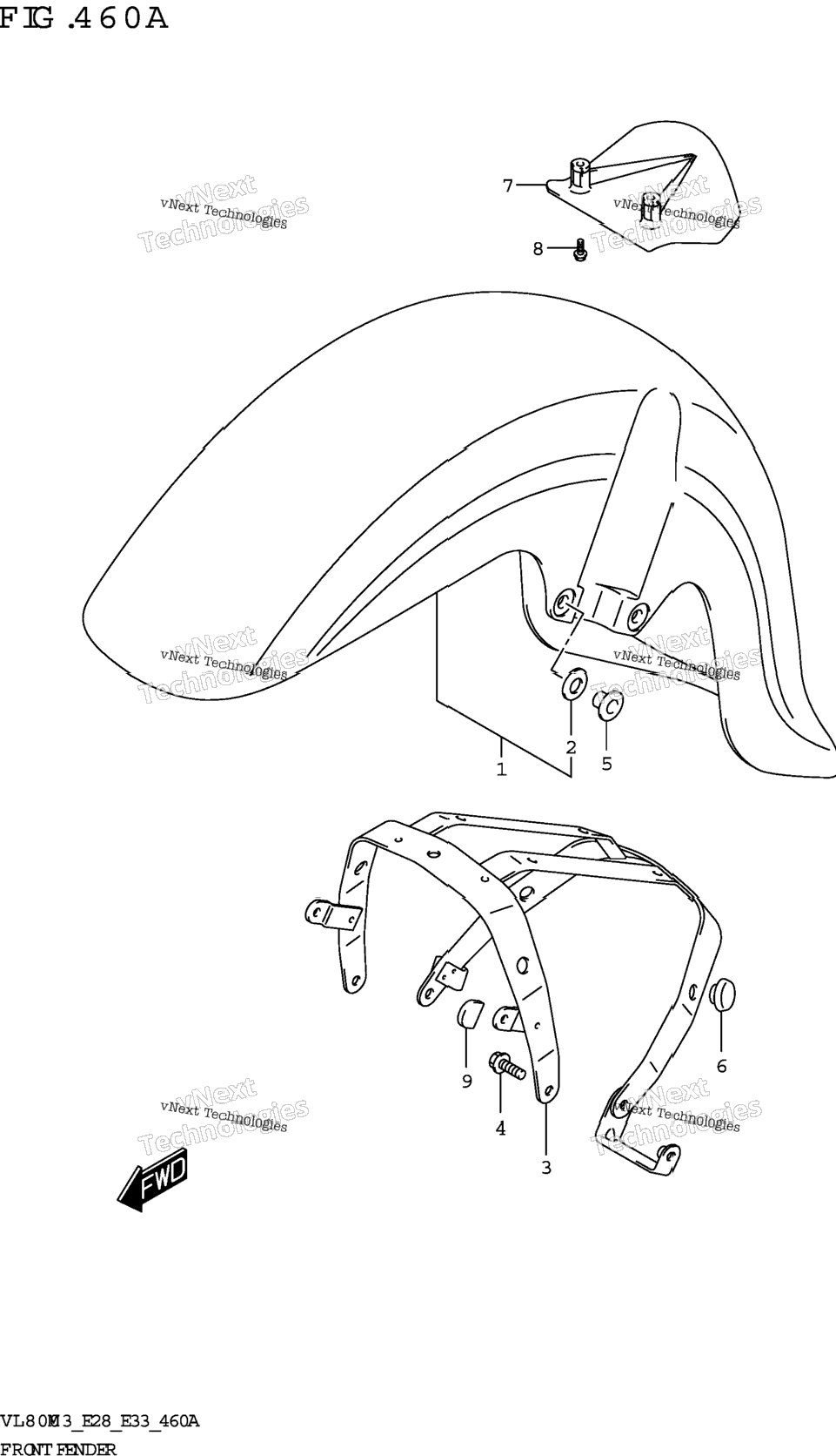 Front Fender (Vl800)