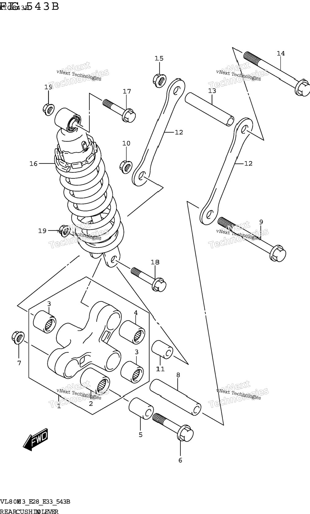Rear Cushion Lever